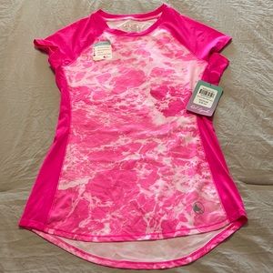 Pink rash guard